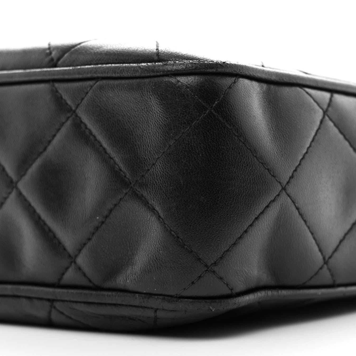 Chanel Lambskin Quilted Flap Shoulder Bag Black 11 of 11