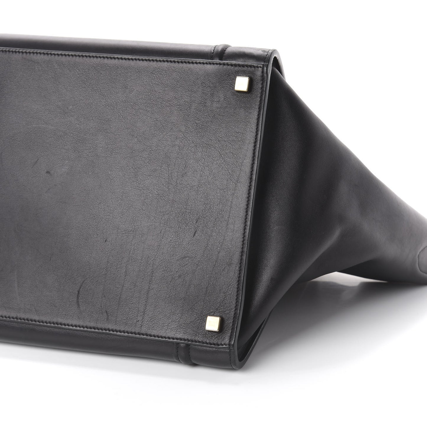Supple Calfskin Medium Phantom Luggage Black