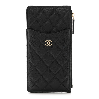 Chanel Caviar Quilted Classic iPhone Pouch Black 1 of 10