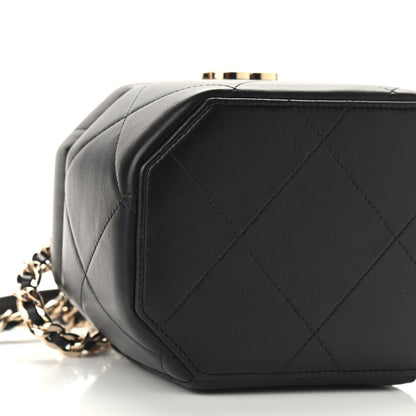Chanel Lambskin Quilted Vendome Case Black 8 of 9