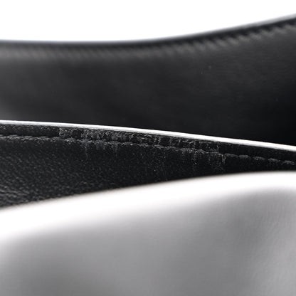 Saint Laurent Smooth Calfskin Suede Medium Reversible Monogram Kate Satchel Black 8 of 18