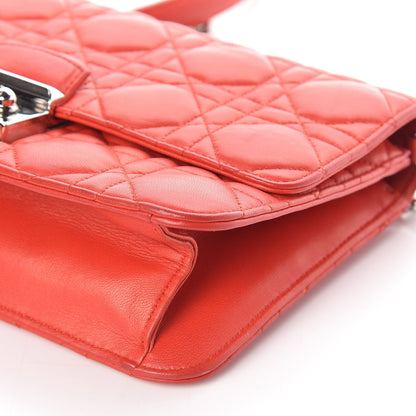 Christian Dior Lambskin Cannage Miss Dior Promenade Pouch Vermillion 10 of 10