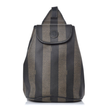 Fendi Coated Canvas Pequin Backpack Tobacco 1 of 7