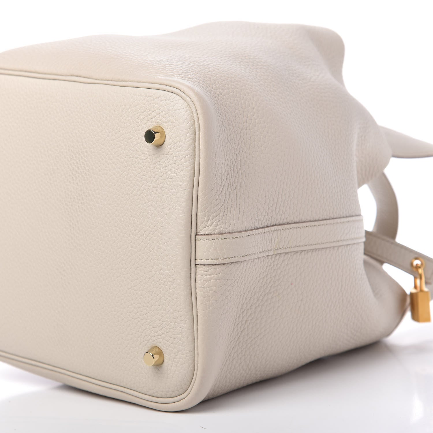 Hermes Taurillon Clemence Picotin Lock 22 MM Beton 7 of 10