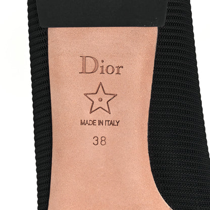 Christian Dior Technical Fabric Pointed Toe Flats 38 Black 6 of 9