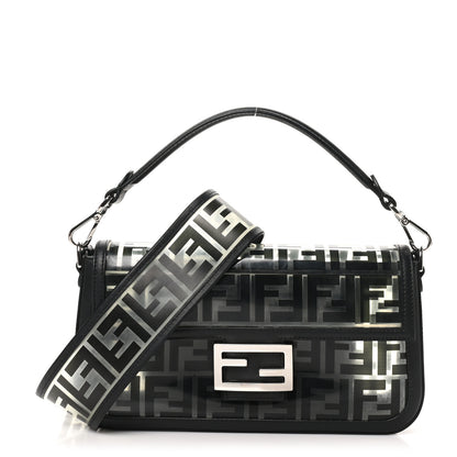 Fendi TPU FF Vitello Grace Baguette Black 1 of 9