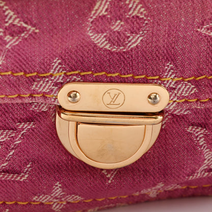 Louis Vuitton Denim Baggy PM Fuchsia 11 of 12