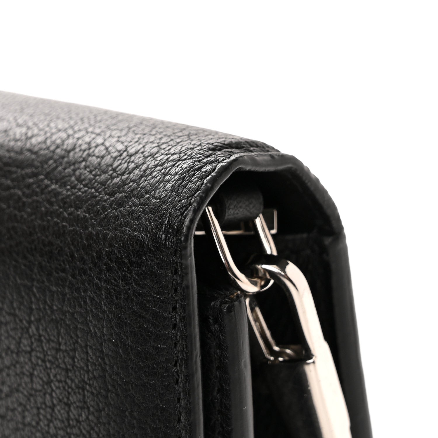 Givenchy Sugar Goatskin Pandora Chain Wallet Black 11 of 11
