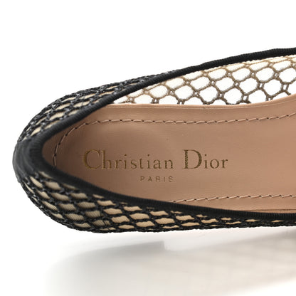 Christian Dior Resille Ribbon Miss J'Adior Ballet Flat 37 Black 7 of 7