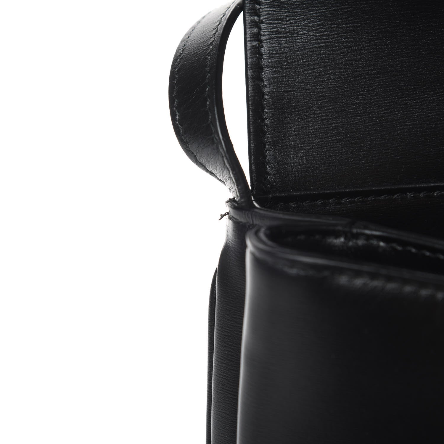 Gucci Vitello Palmellato Lux Small Arli Flap Shoulder Bag Black 8 of 13