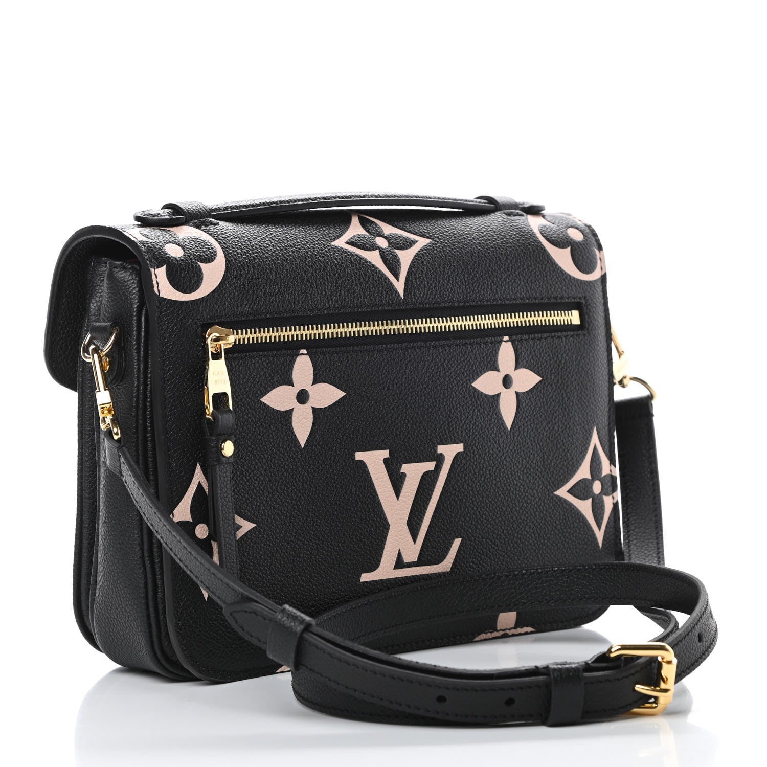 Louis Vuitton Empreinte Monogram Giant Pochette Metis Black Beige 3 of 11