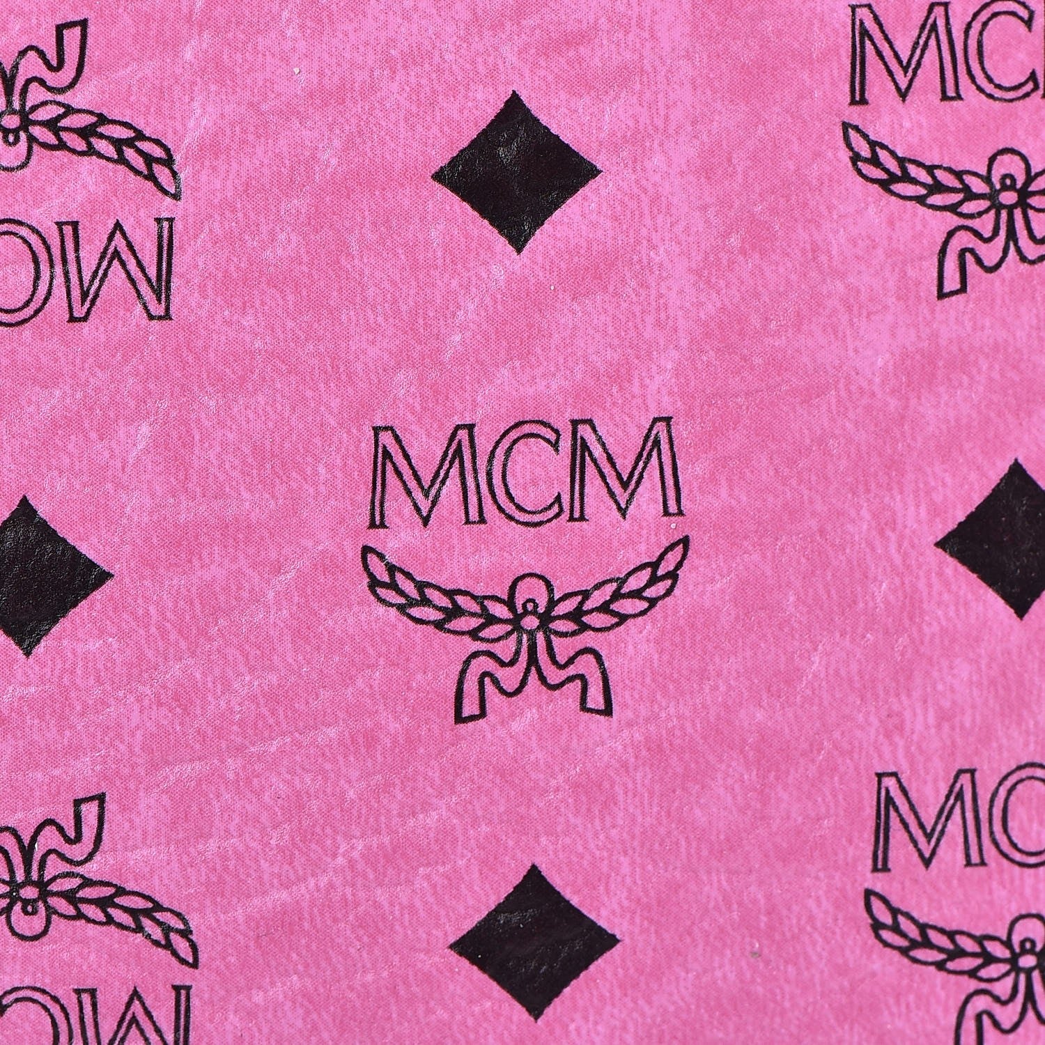 MCM Visetos Rabbit Pouch Pink 9 of 11