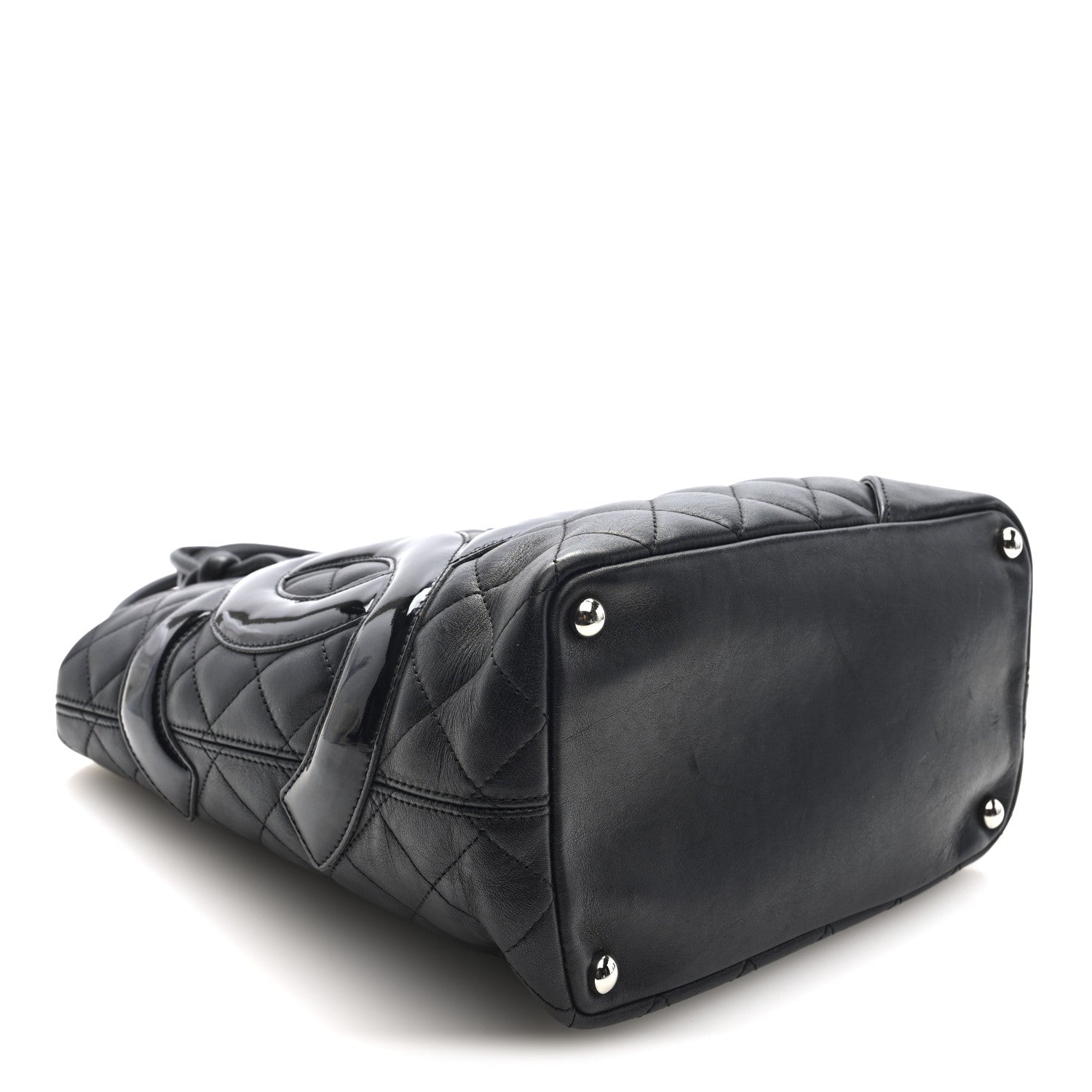 Chanel Calfskin Quilted Medium Cambon Tote Black 4 of 11