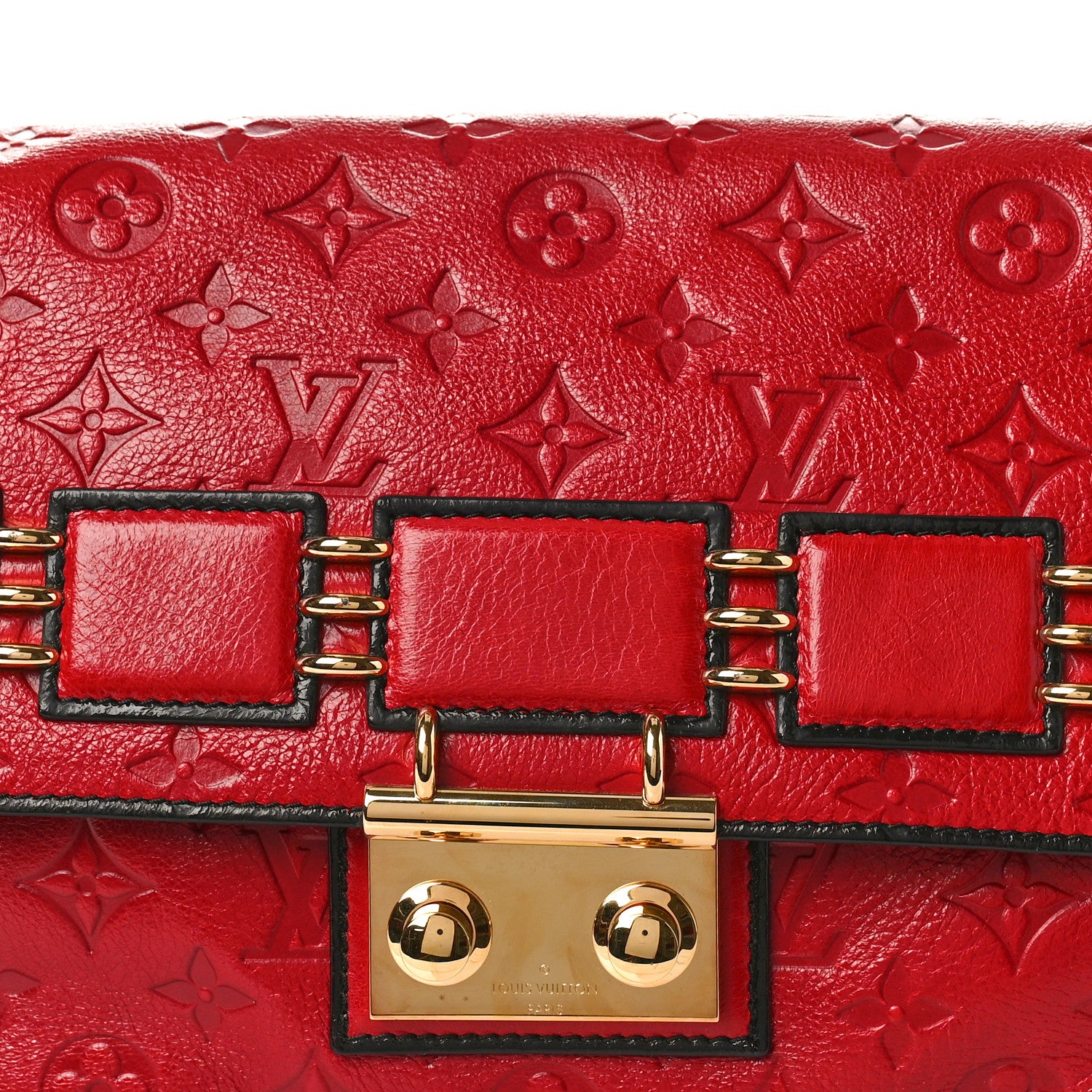 Louis Vuitton Deerskin Embossed Monogram My Deer Rebelle Red 8 of 12