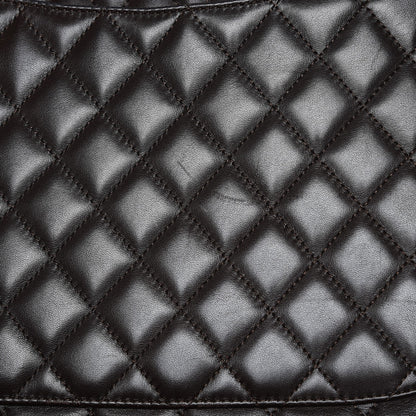 Chanel Calfskin Quilted Large Cambon Tote Brown 15 of 17