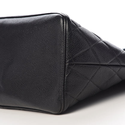 Chanel Caviar Quilted Medallion Tote Black 13 of 15