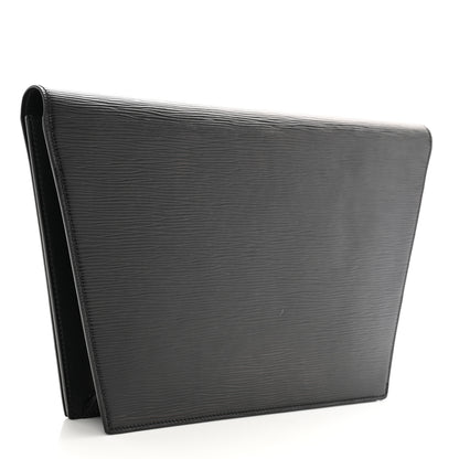 Louis Vuitton Epi Pochette Trapeze Black 3 of 12