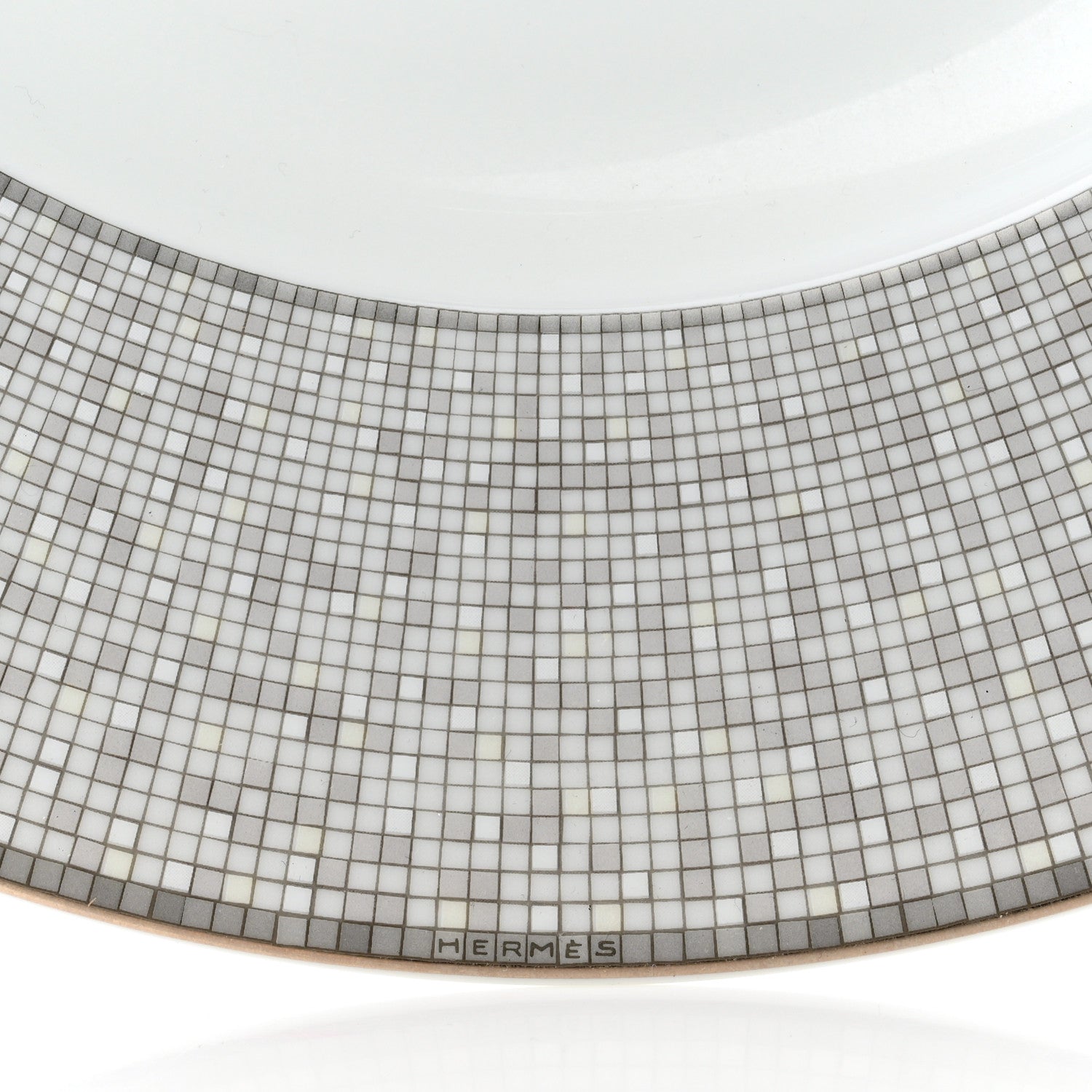 Hermes Porcelain Mosaique Au 24 Presentation Plate 5 of 7