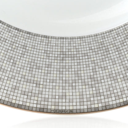 Hermes Porcelain Mosaique Au 24 Presentation Plate 5 of 7
