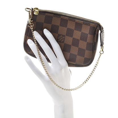 Louis Vuitton Damier Ebene Mini Pochette Accessories 2 of 8