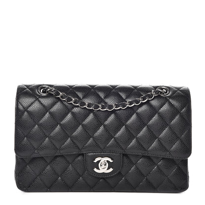 Chanel Caviar Quilted Medium Double Flap Black 1 of 14