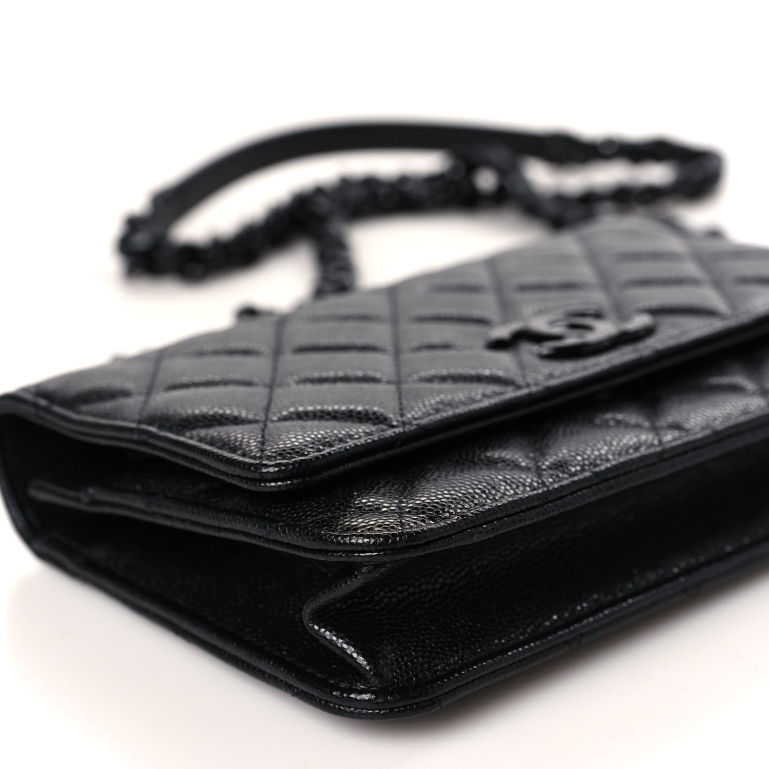 Chanel Caviar Quilted My Everything Wallet On Chain WOC Black 9 of 11