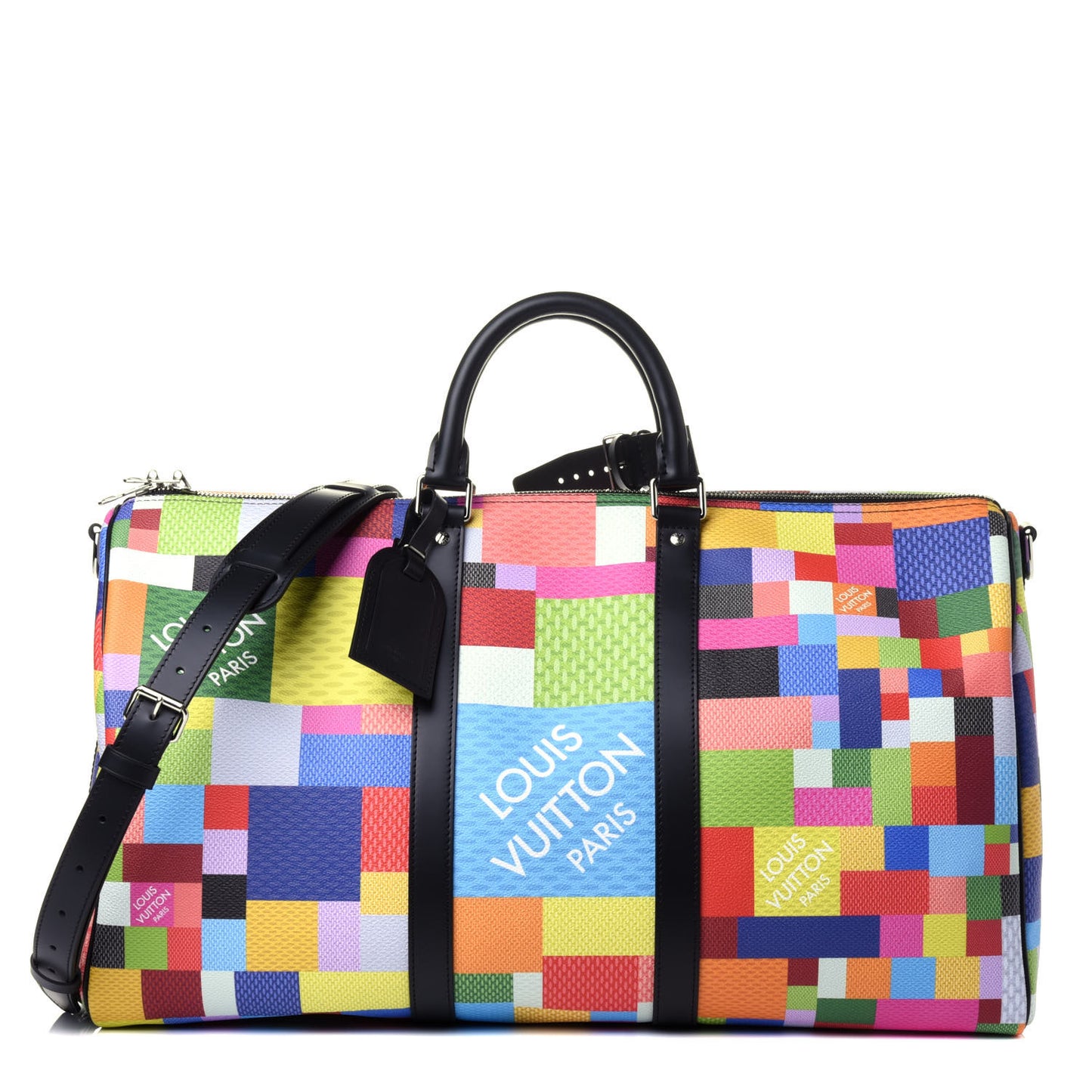 Damier Graphite 3D Keepall Bandouliere 50 Multicolor