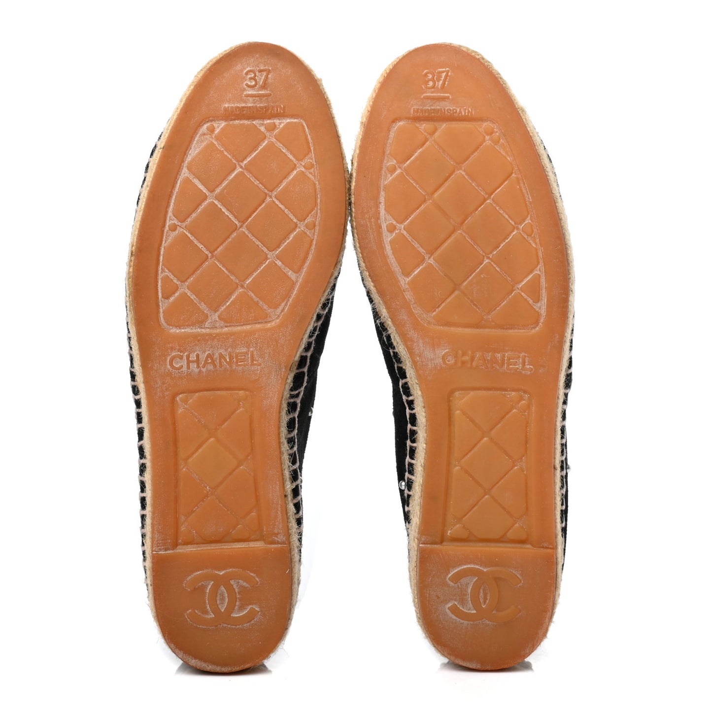 Suede Pearl CC Espadrilles 37 Black