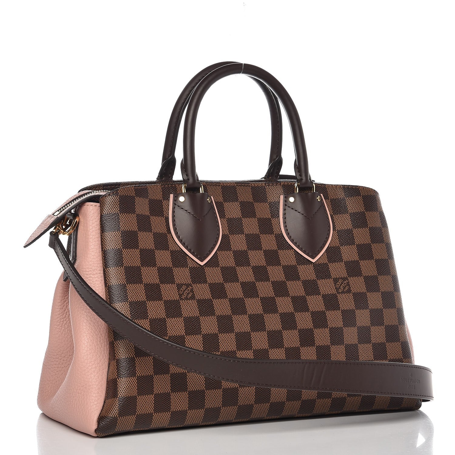 Louis Vuitton Cuir Taurillon Damier Ebene Normandy Magnolia 4 of 13