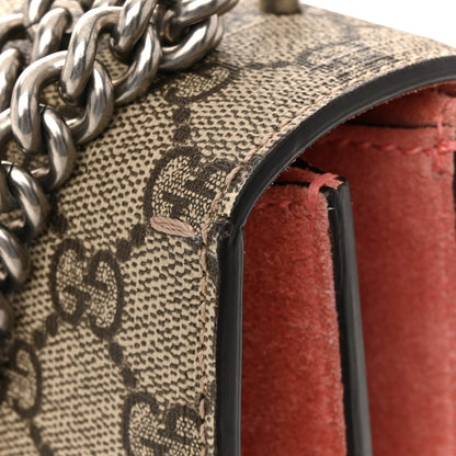 Gucci GG Supreme Monogram Crystal Floral Embroidered Medium Dionysus Shoulder Bag Beige Pink Beige Multicolor 13 of 15
