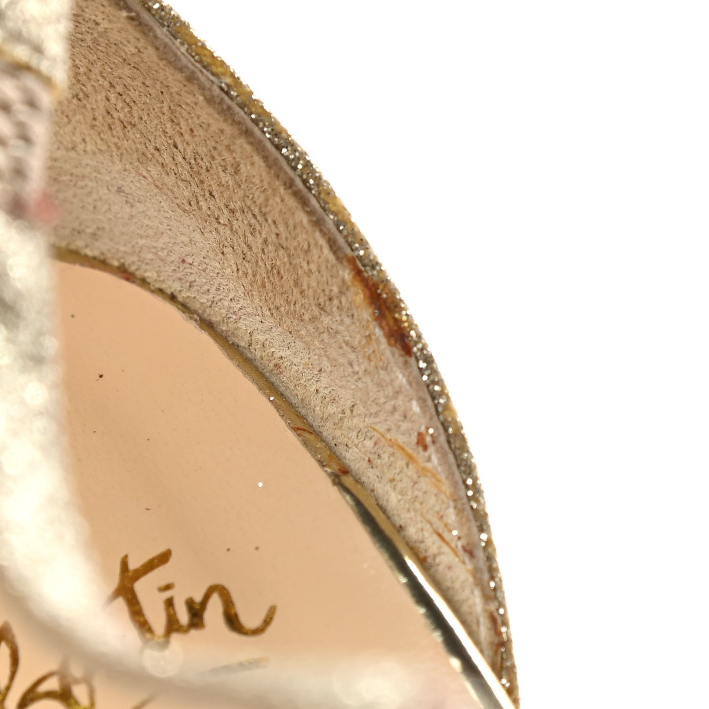 Kid Glitter Exagona 160 Pumps 39.5 Gold