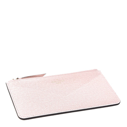 Louis Vuitton Calfskin Jeanne Wallet Zippered Insert Rose Ballerine 4 of 6
