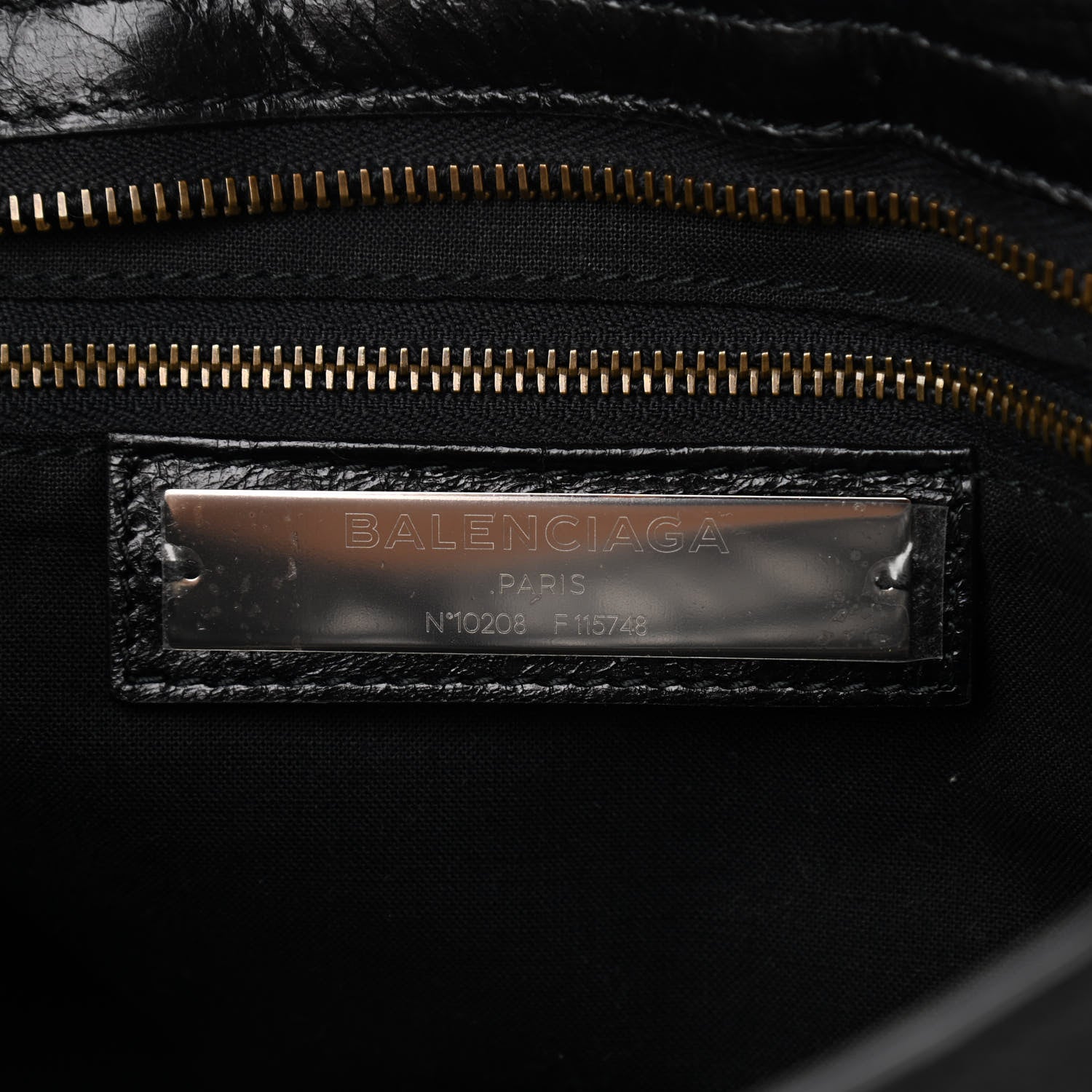 Balenciaga Agneau Classic Hardware City Black 6 of 9