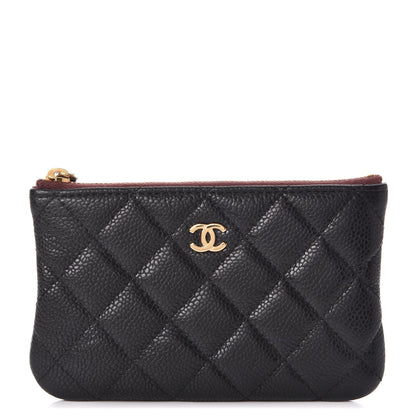 Chanel Caviar Quilted Small Cosmetic Case Black 1 of 8