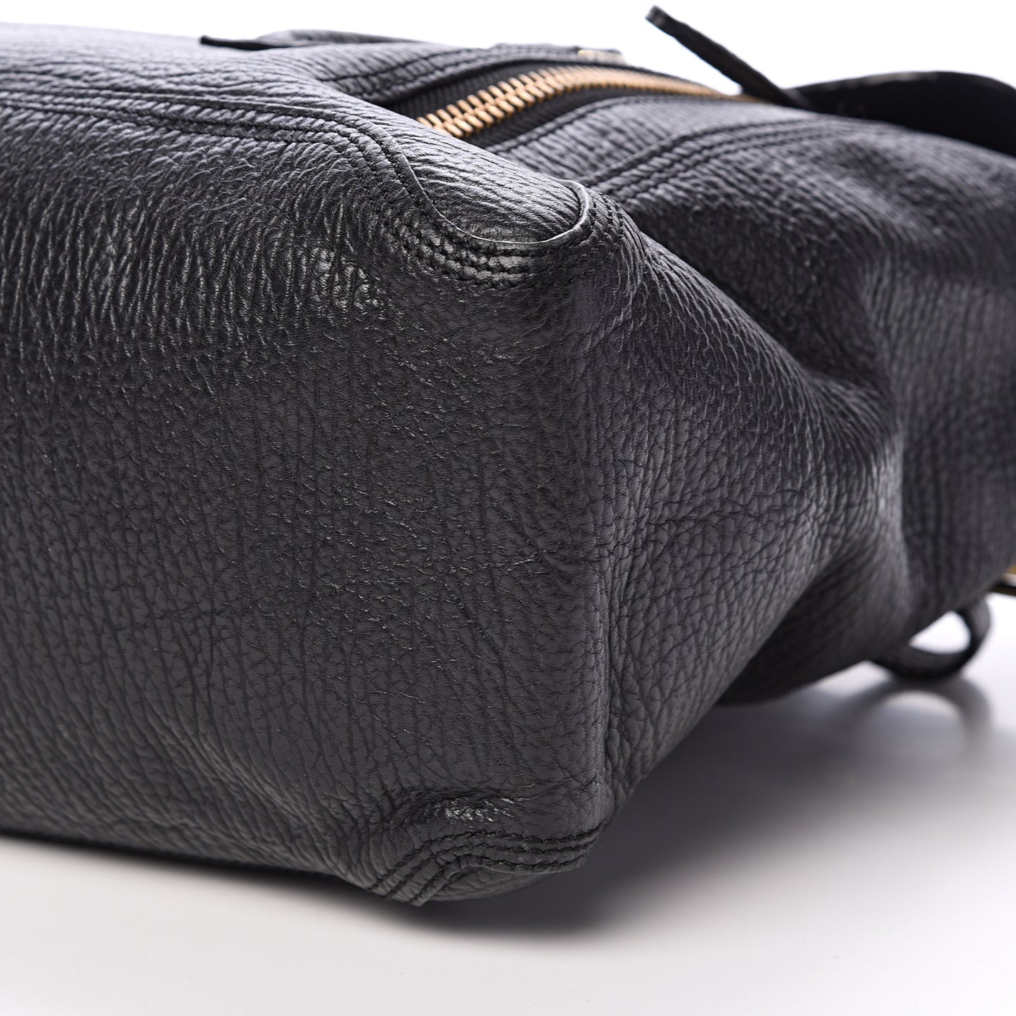 3.1 Textured Calfskin Medium Pashli Satchel Black
