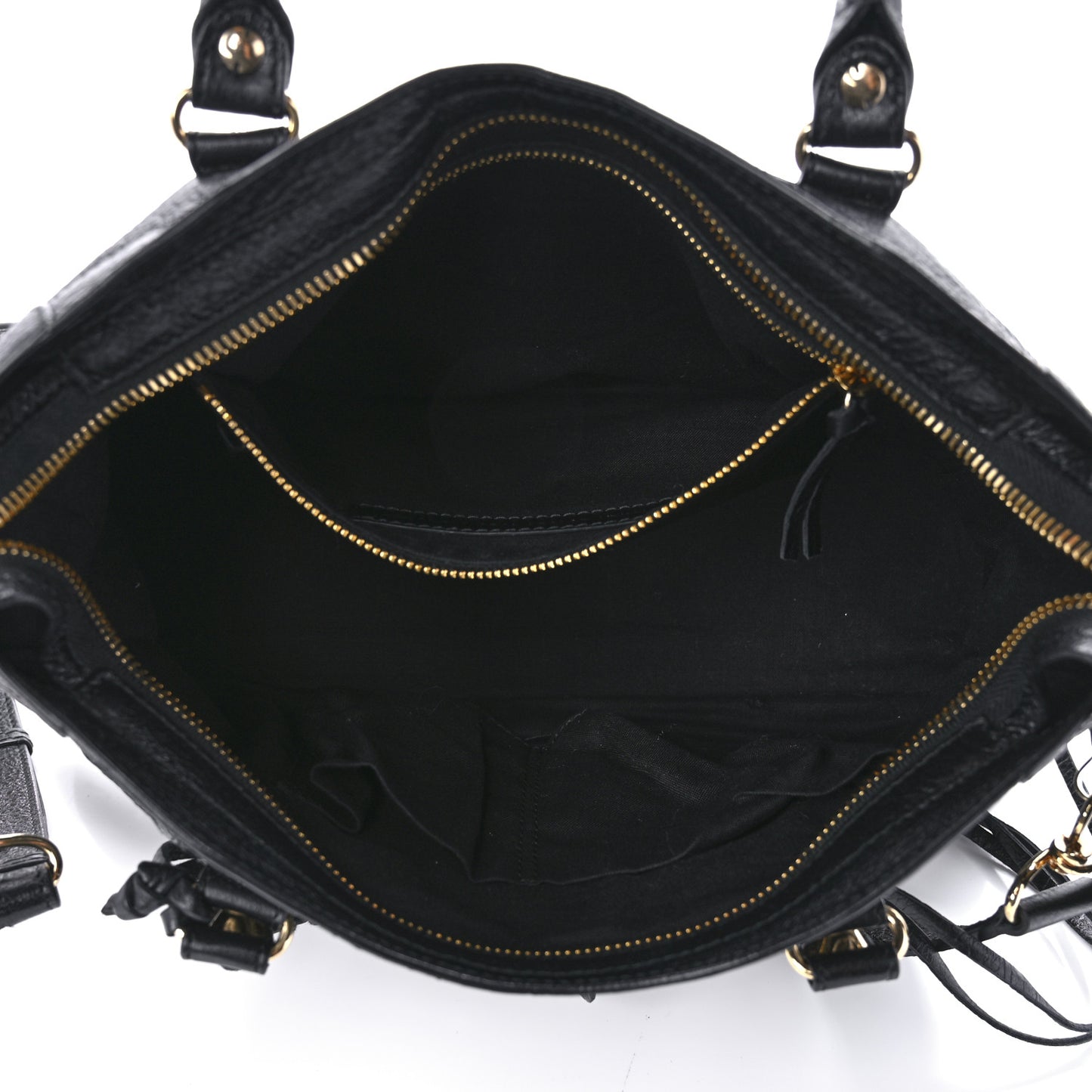 Agneau Classic Gold Hardware S City Graffiti Strap Black