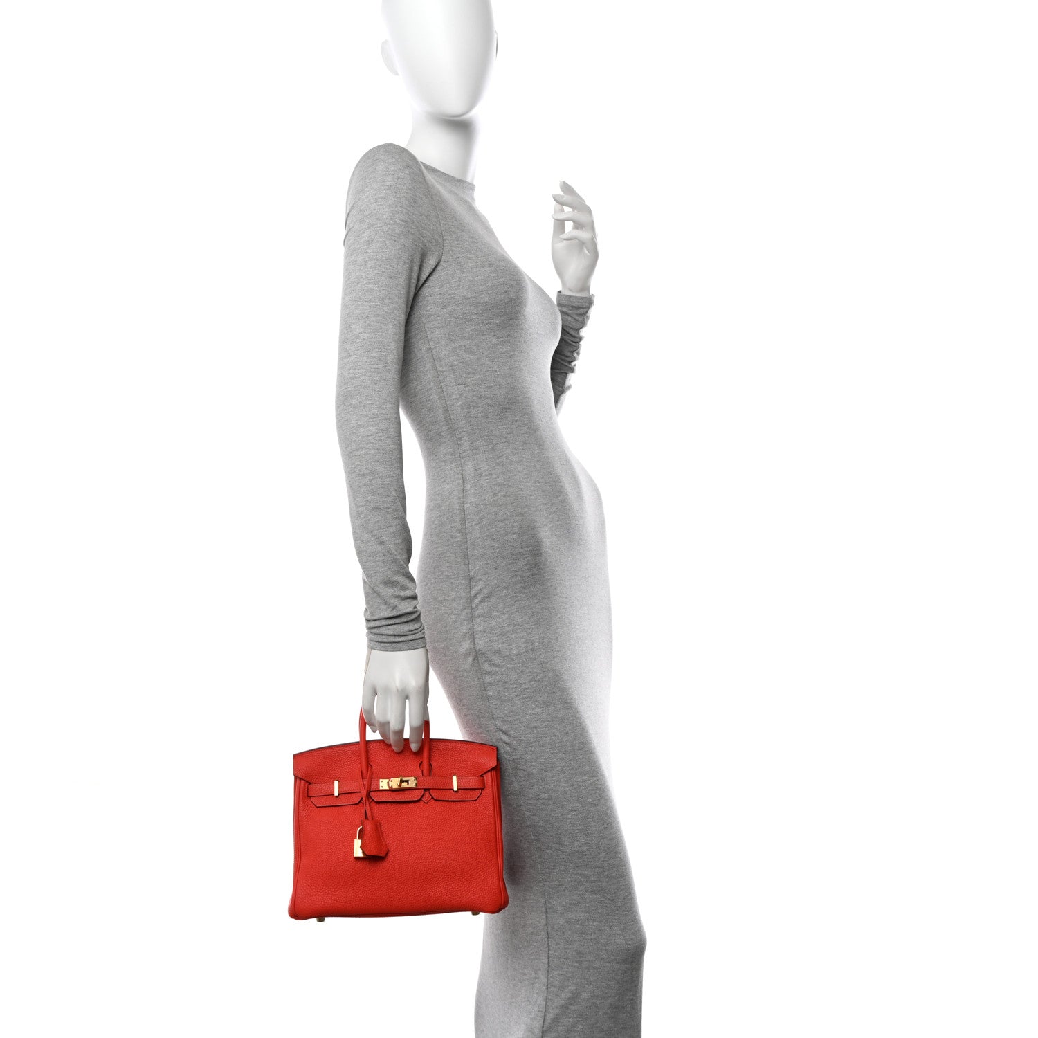Hermes Togo Birkin 25 Capucine 2 of 10