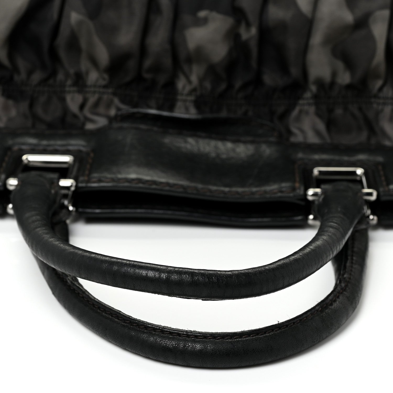 Prada Tessuto Nylon Gaufre Camouflage Tote Fumo 17 of 17