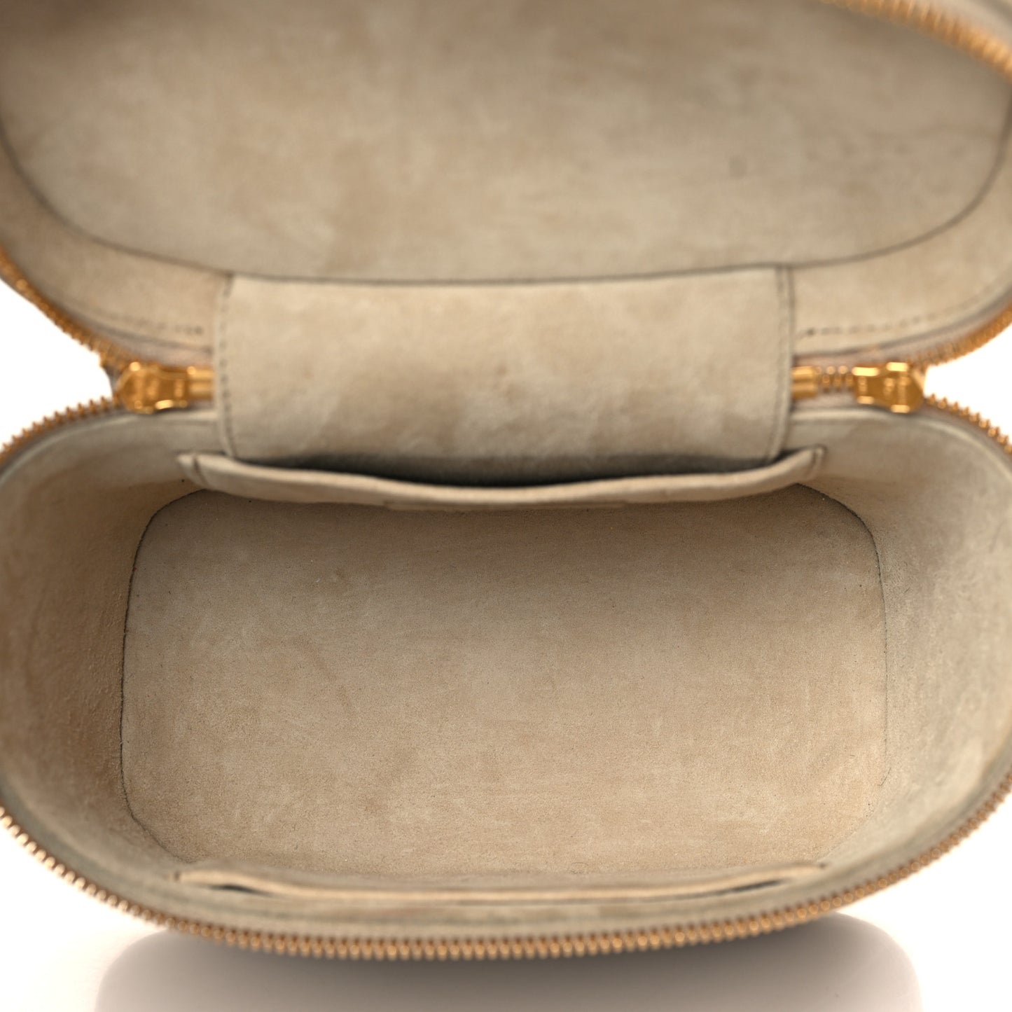 Lambskin Cannage Small Diortravel Vanity Case Light Beige