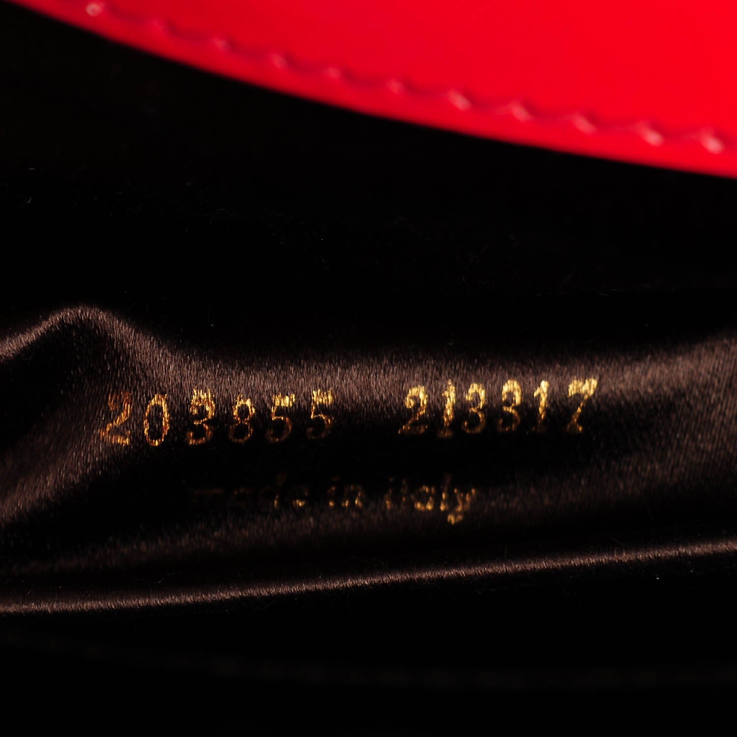 Saint Laurent Textured Patent Monogram Large Belle De Jour Clutch Red 8 of 8