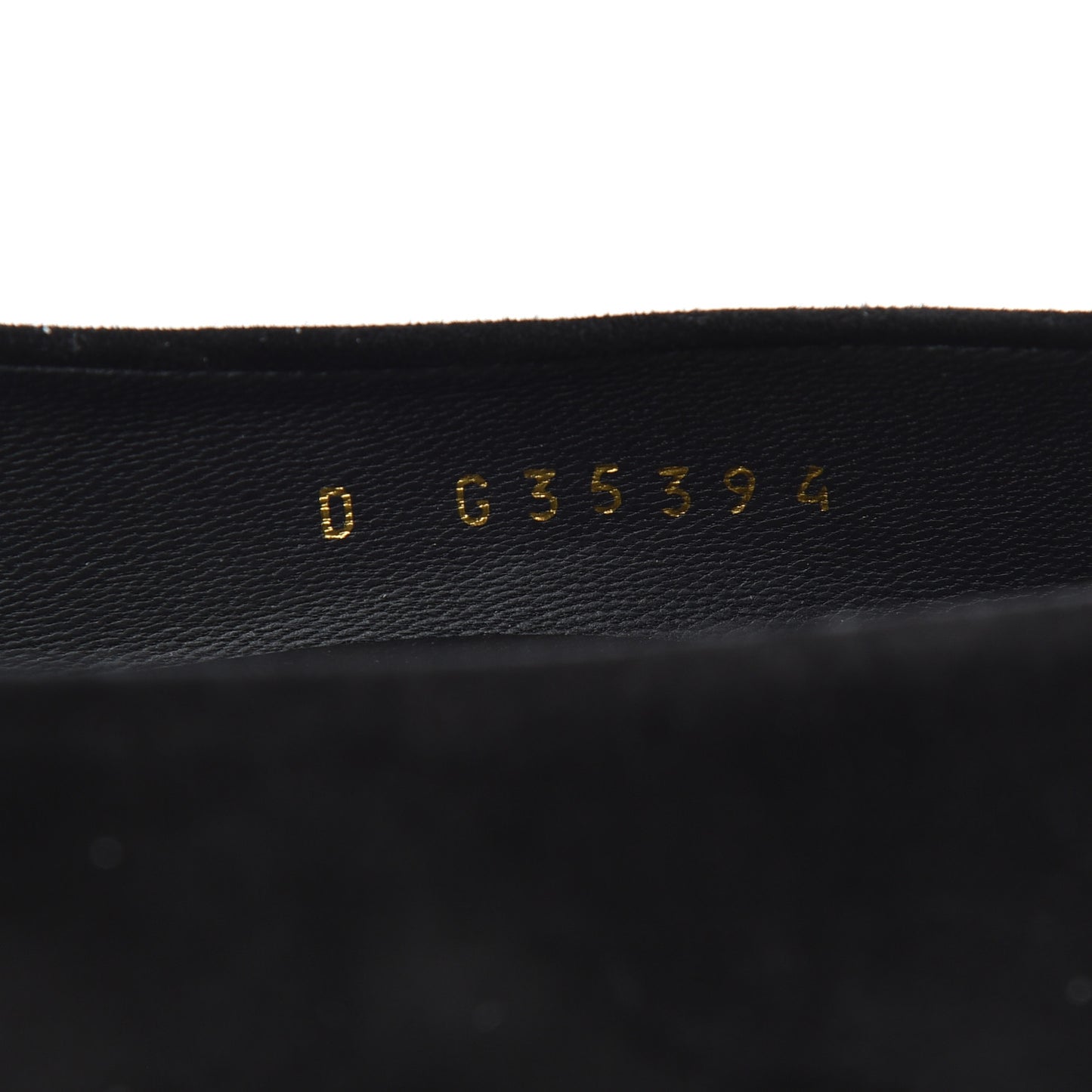 Suede Cap Toe CC Pumps 38 Black