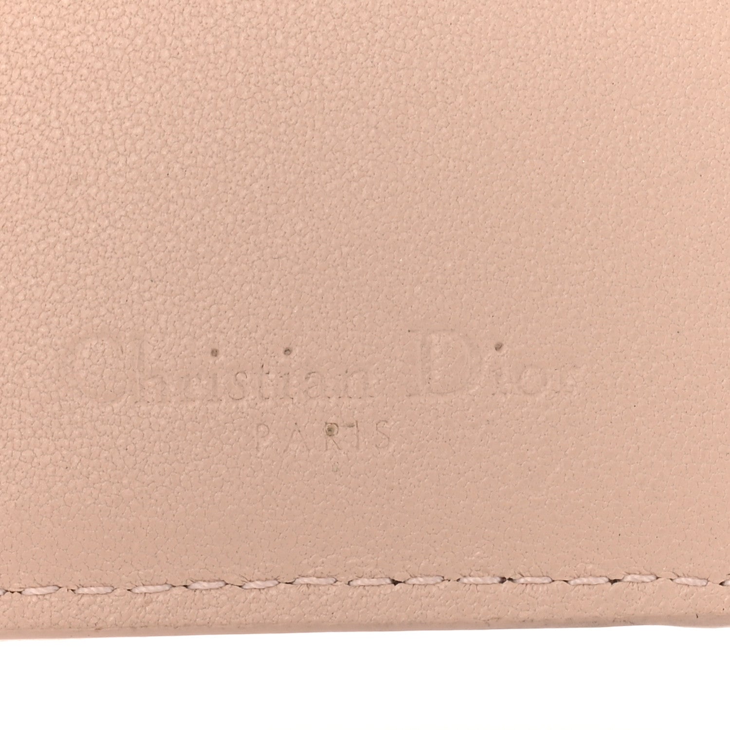 Christian Dior Lambskin Cannage Mini Lady Dior Wallet Rose Pink 6 of 8