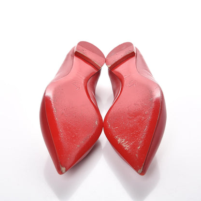 Christian Louboutin Shiny Nappa Ballalla Flats 37.5 Red 7 of 10