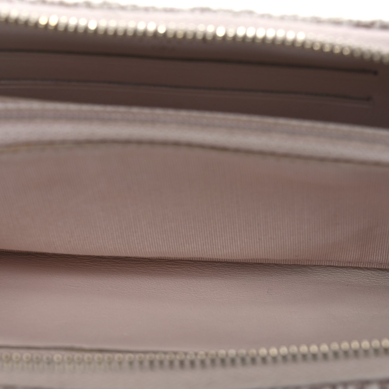 Chanel Lurex Canvas Deauville Medium Zip Around Wallet Pink 5 of 11