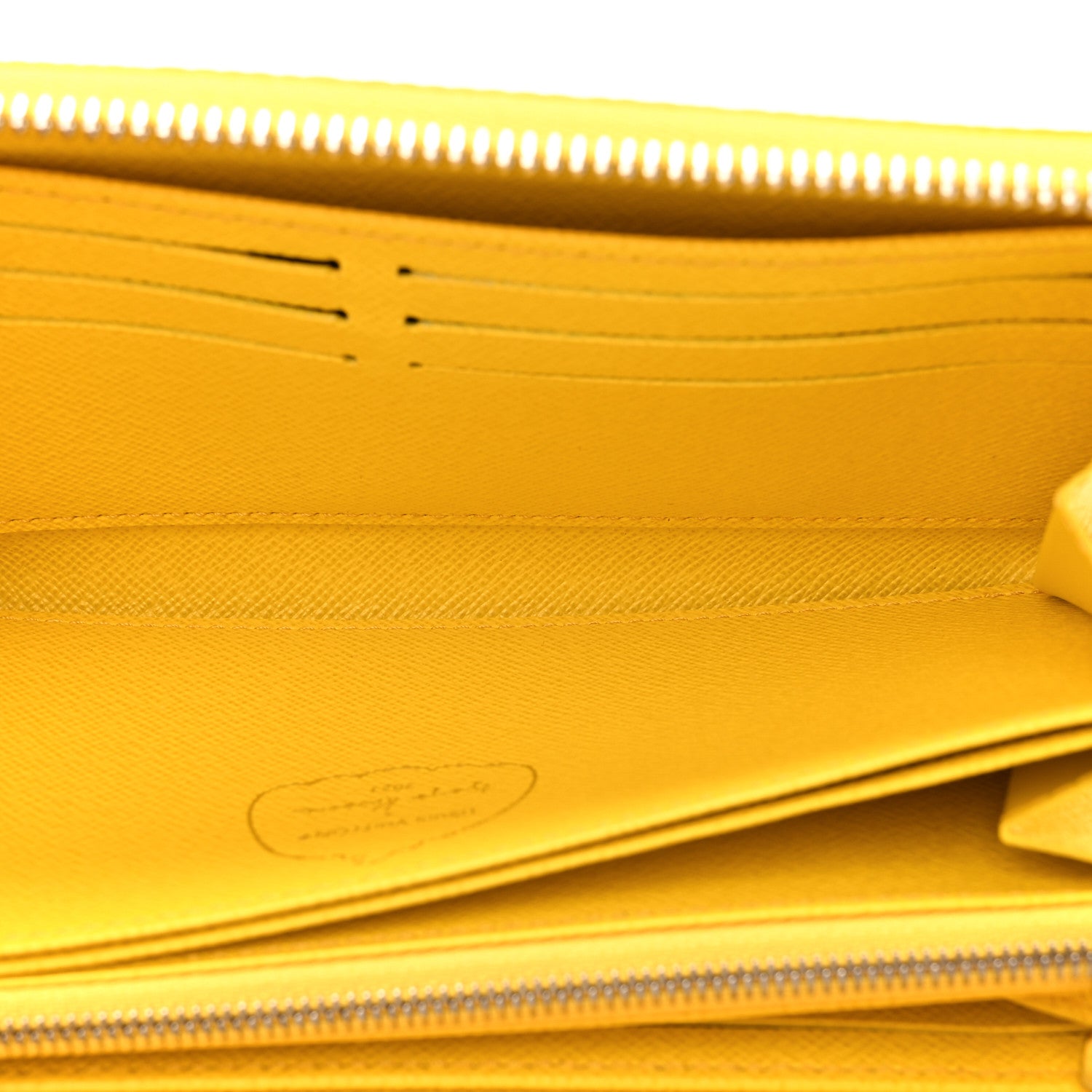 Louis Vuitton LV X YK Epi Zippy Wallet Yellow Black 5 of 11