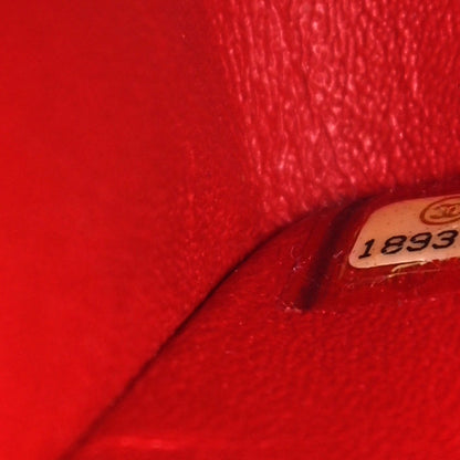 Chanel Lambskin Quilted Medium Double Flap Red 6 of 12