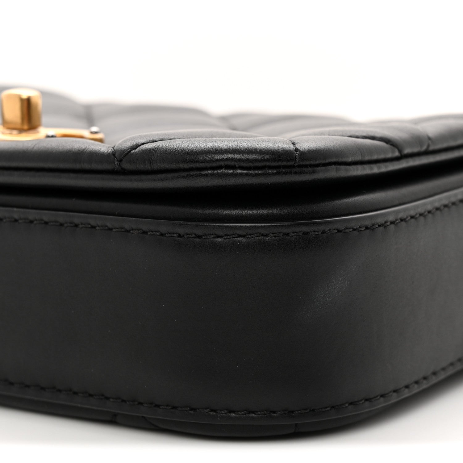 Chanel Calfskin Quilted Mini Nailed CC Flap Bag Black 10 of 11
