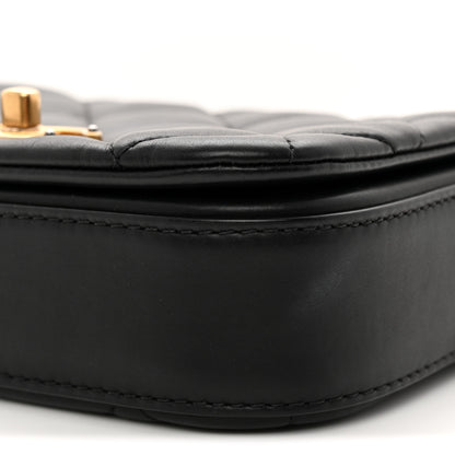 Chanel Calfskin Quilted Mini Nailed CC Flap Bag Black 10 of 11