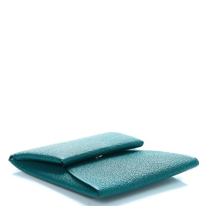 Hermes Chevre Mysore Bastia Coin Purse Vert Bosphore 4 of 6