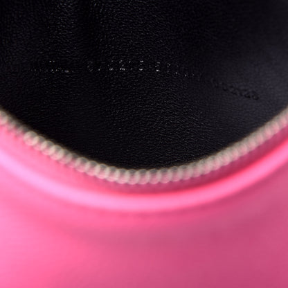 Balenciaga Calfskin Logo Large Zip Pouch Acid Pink 7 of 7